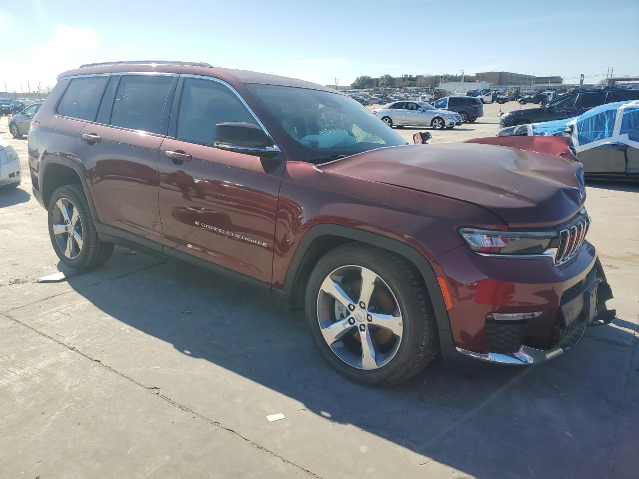 2022 JEEP GRAND CHEROKEE L LIMITED VIN:1C4RJKBGXN8543374