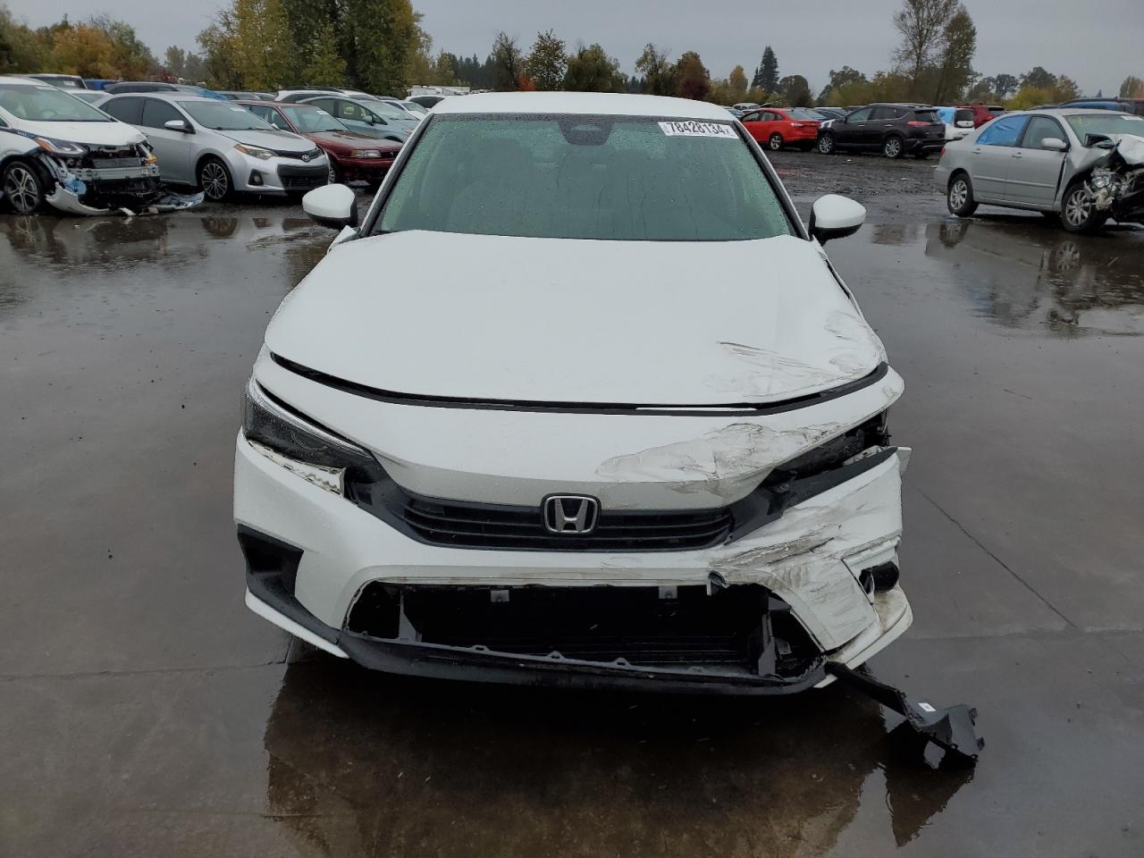 2022 HONDA CIVIC LX VIN:2HGFE2F22NH518485