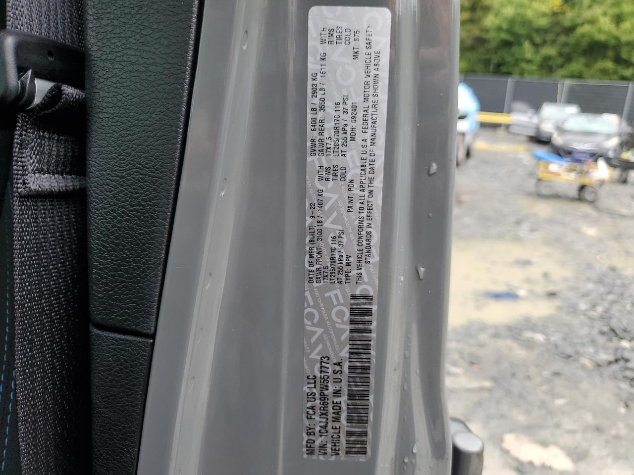 2023 JEEP WRANGLER RUBICON 4XE VIN:1C4JJXR69PW557773