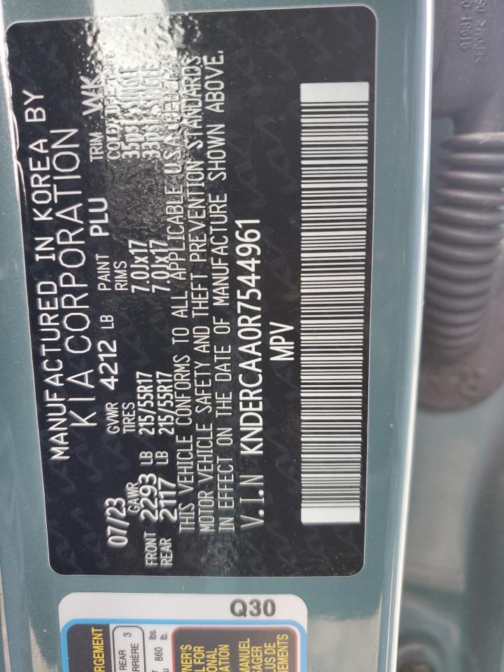 2024 KIA SELTOS EX VIN:KNDERCAA0R7544961