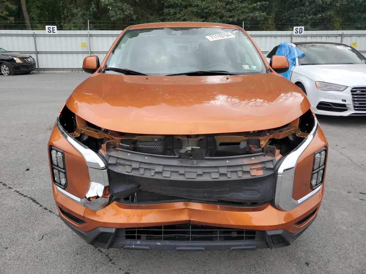 2022 MITSUBISHI OUTLANDER SPORT ES VIN:JA4ARUAU5NU022752