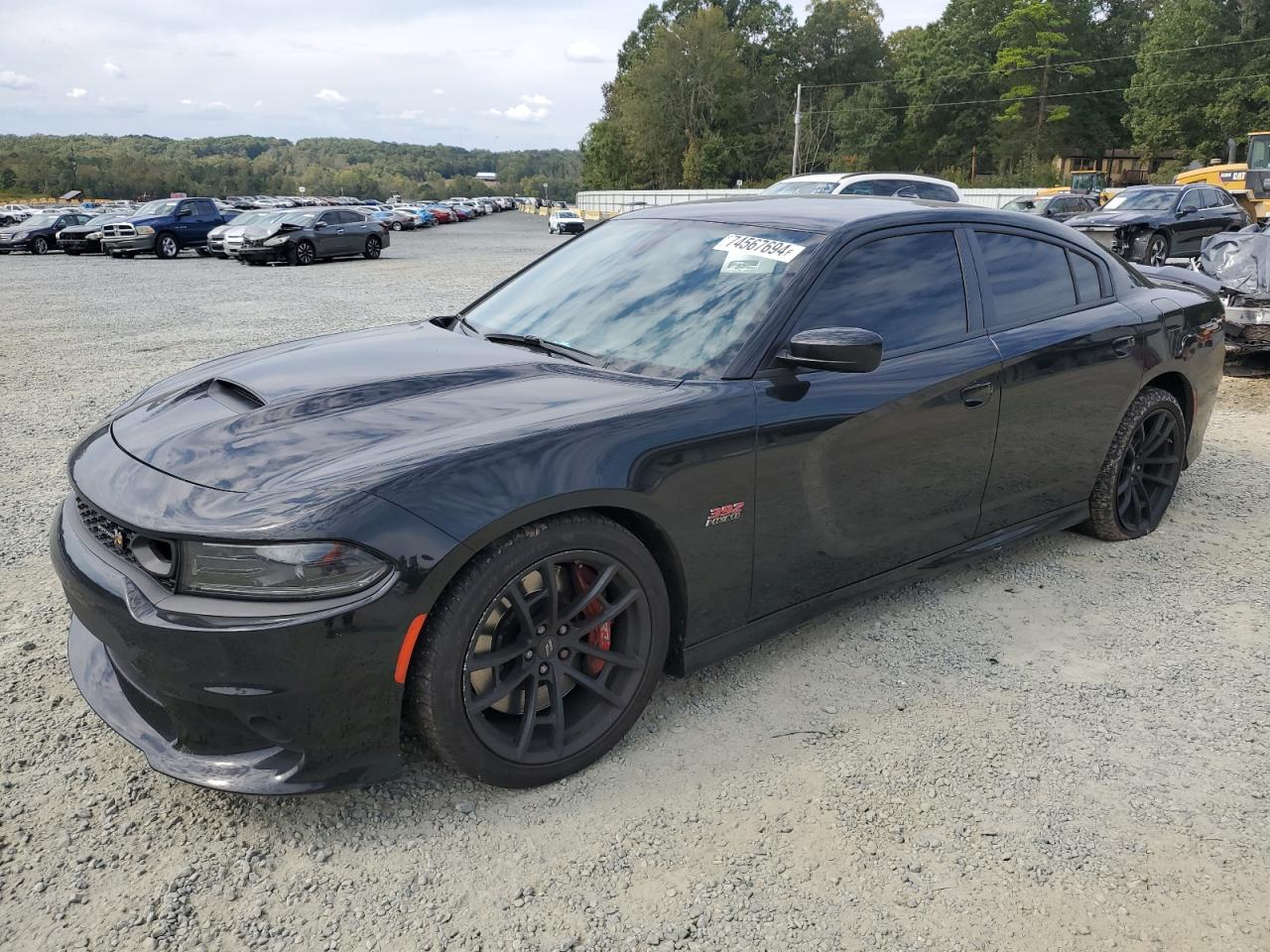 2022 DODGE CHARGER SCAT PACK VIN:2C3CDXGJ7NH233065