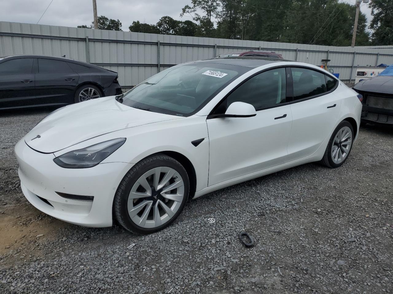 2022 TESLA MODEL 3 VIN:5YJ3E1EB9NF106373