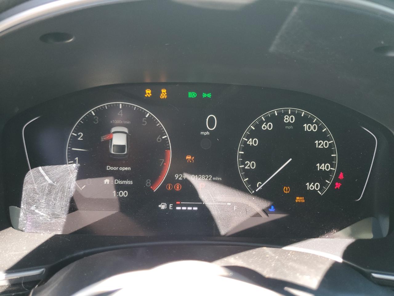 2024 HONDA CIVIC EXL VIN:19XFL1H75RE001464