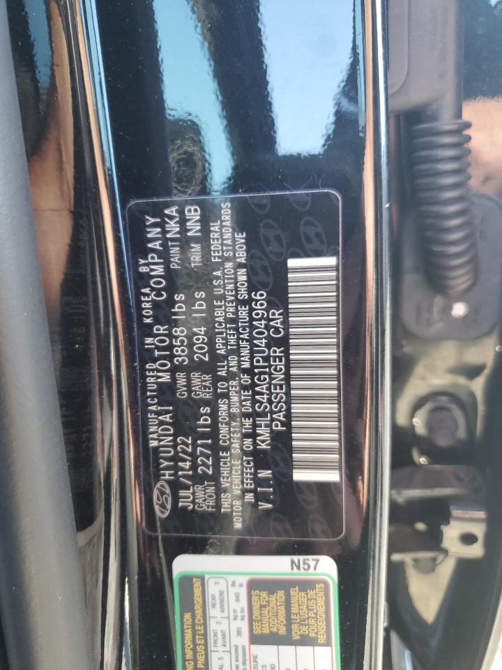 2023 HYUNDAI ELANTRA SEL VIN:KMHLS4AG1PU404966