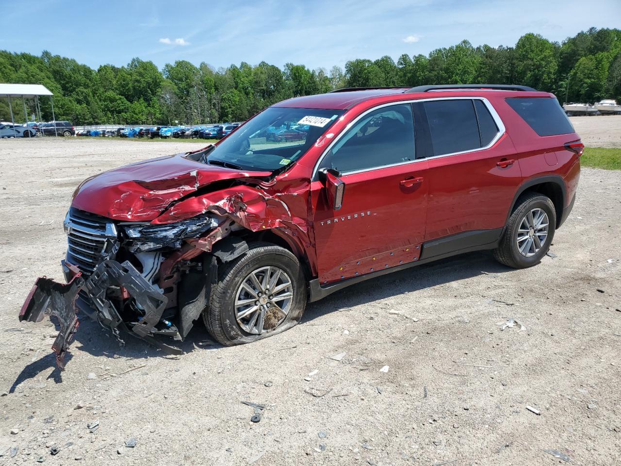 2022 CHEVROLET TRAVERSE LT VIN:1GNERGKW8NJ123995