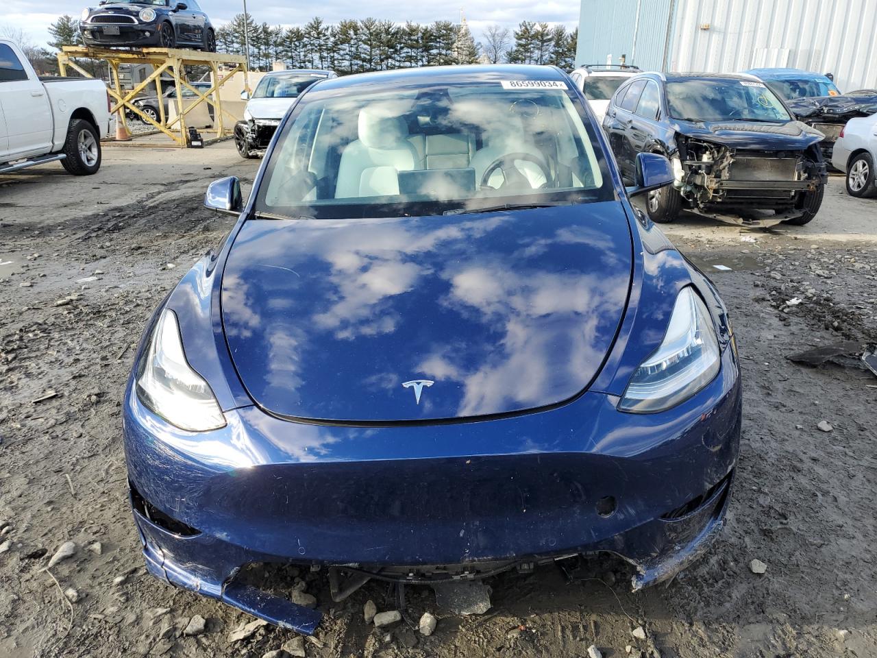 2022 TESLA MODEL Y  VIN:7SAYGDEE1NF438418