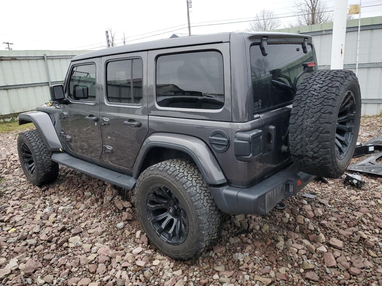 2022 JEEP WRANGLER UNLIMITED SAHARA VIN:1C4HJXEN9NW191371