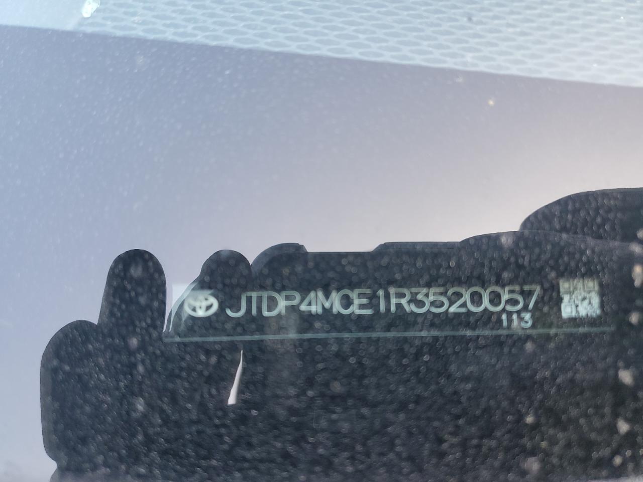 2024 TOYOTA COROLLA SE VIN:JTDP4MCE1R3520057