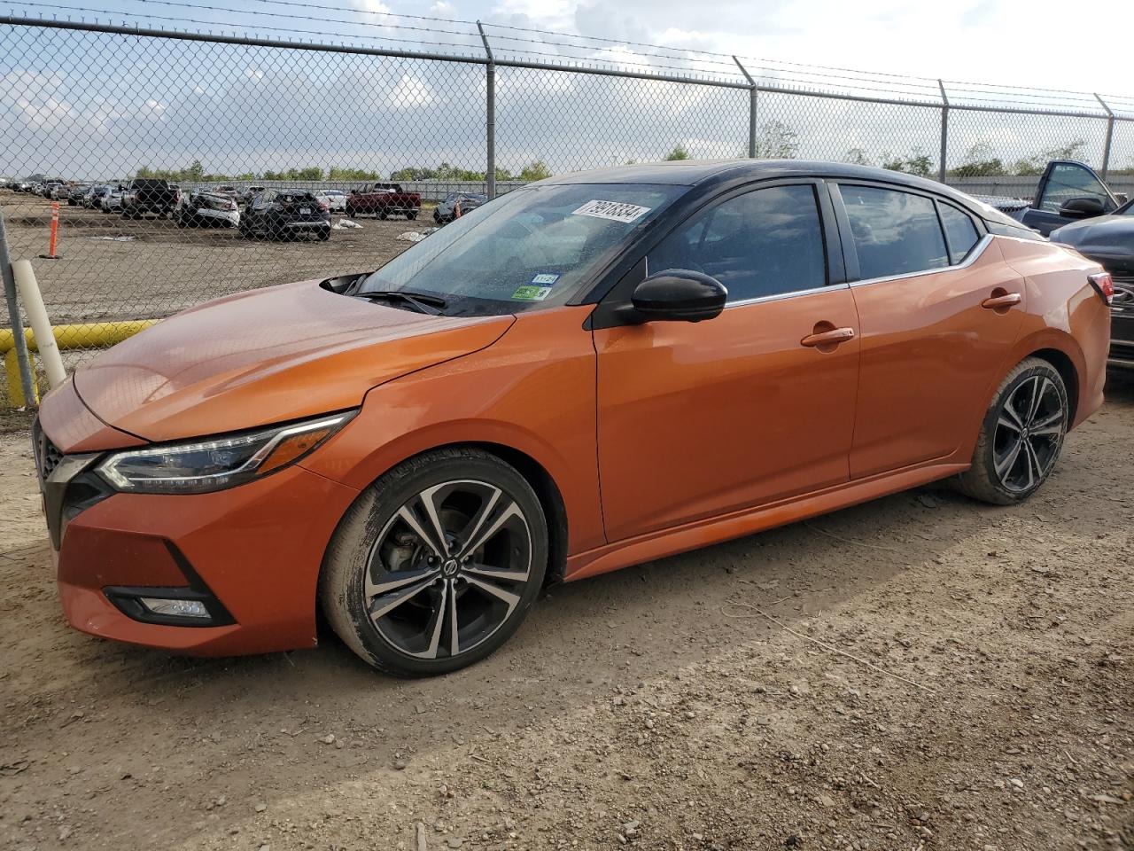 2022 NISSAN SENTRA SR VIN:3N1AB8DV9NY283808