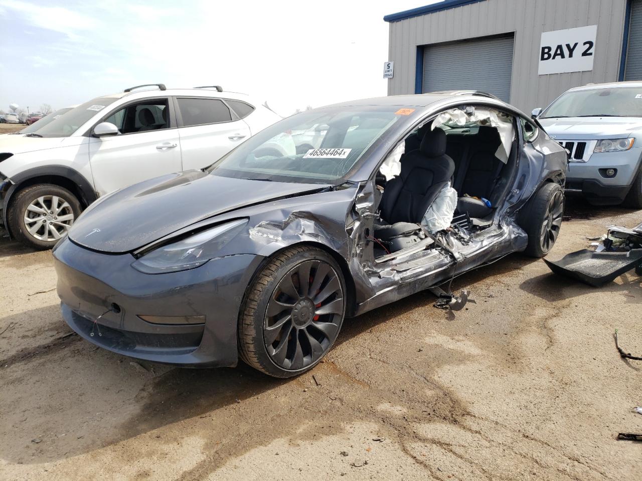 2022 TESLA MODEL 3  VIN:5YJ3E1EC6NF264842