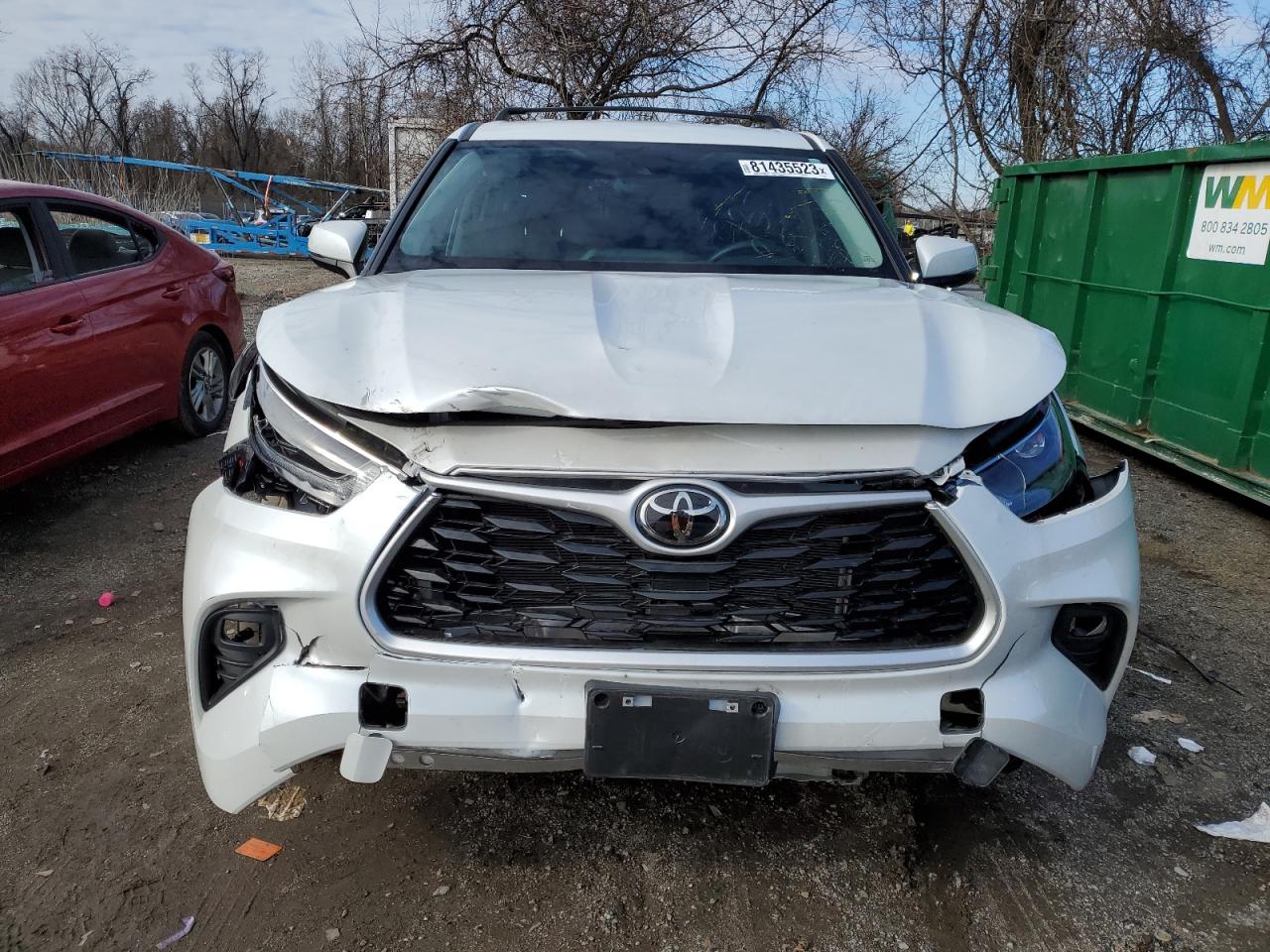 2023 TOYOTA HIGHLANDER L VIN:5TDKDRAH8PS012314