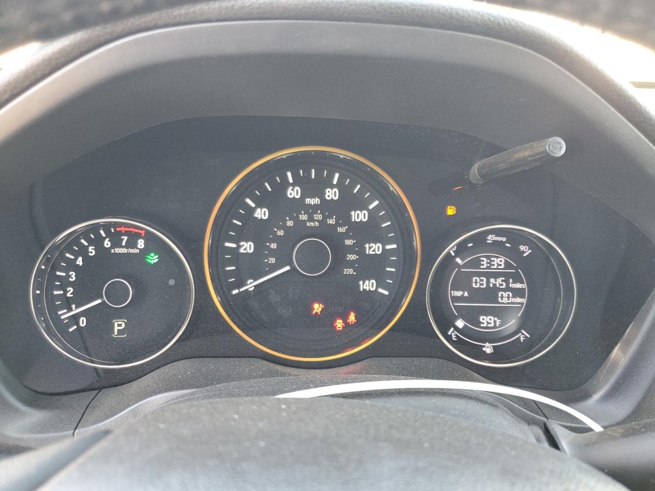 2022 HONDA HR-V SPORT VIN:3CZRU5H16NM729849