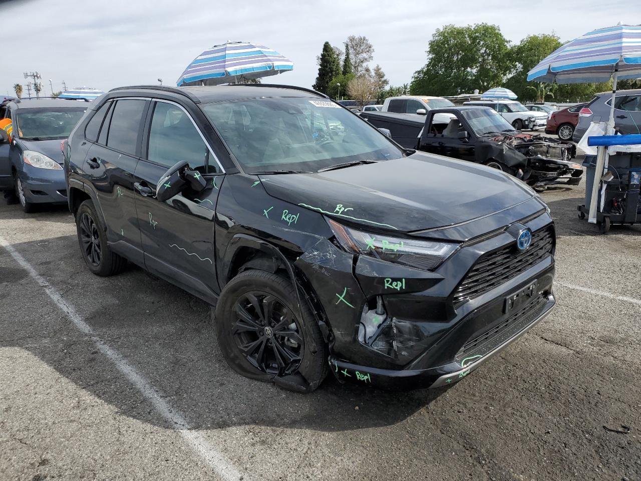 2022 TOYOTA RAV4 SE VIN:4T3T6RFV1NU103790