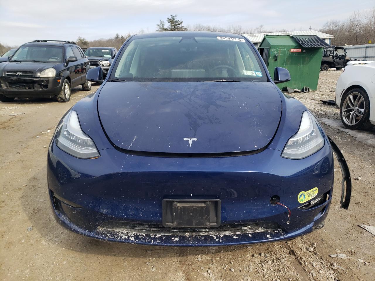 2022 TESLA MODEL Y  VIN:7SAYGDEE9NF384642