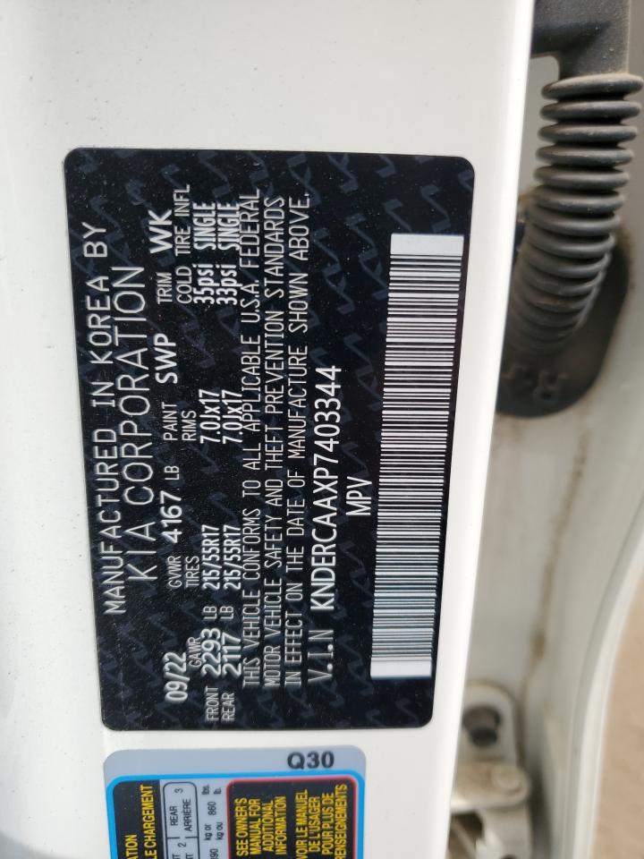 2023 KIA SELTOS EX VIN:KNDERCAAXP7403344