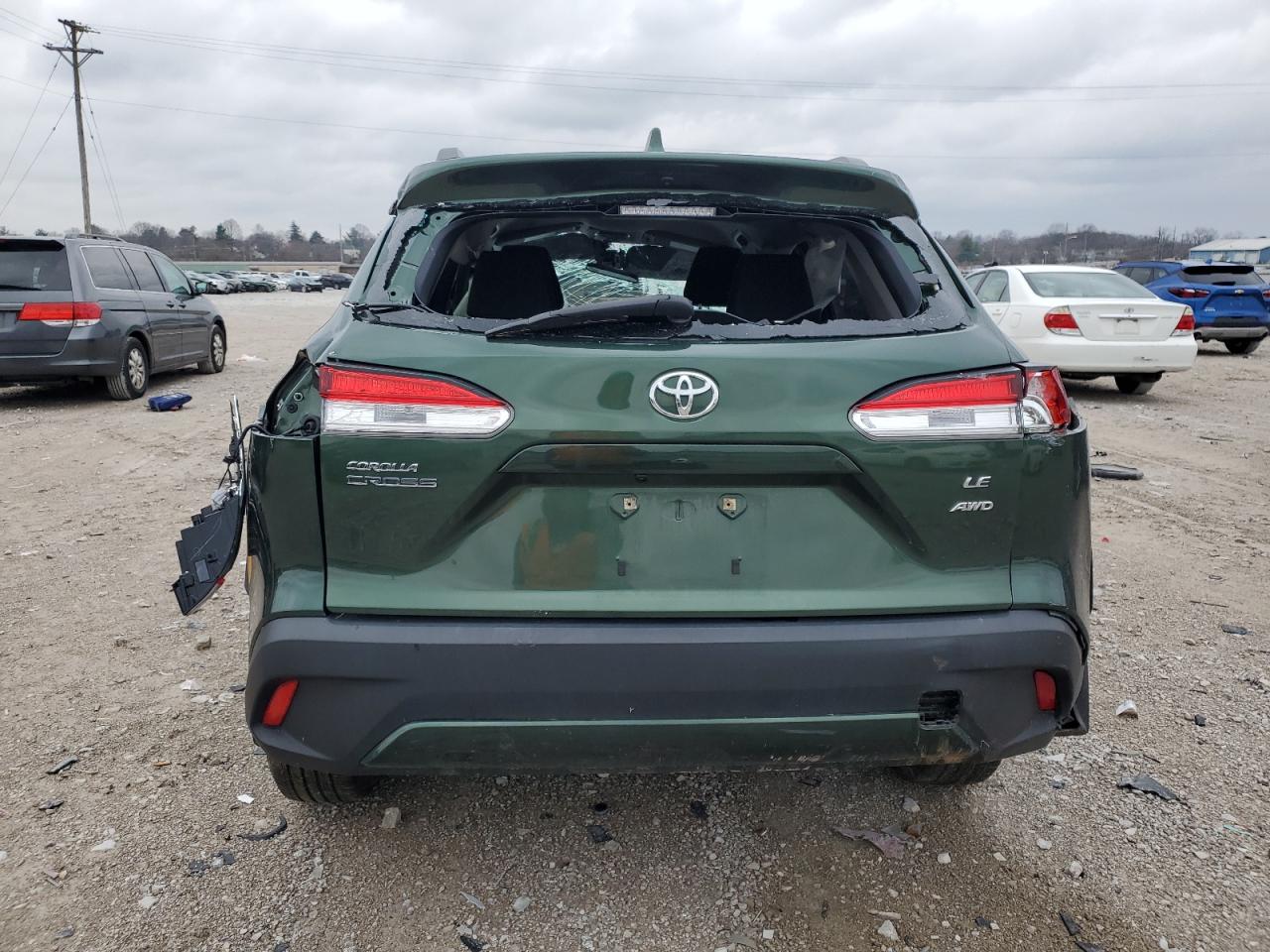 2022 TOYOTA COROLLA CROSS LE VIN:7MUCAABGXNV019935