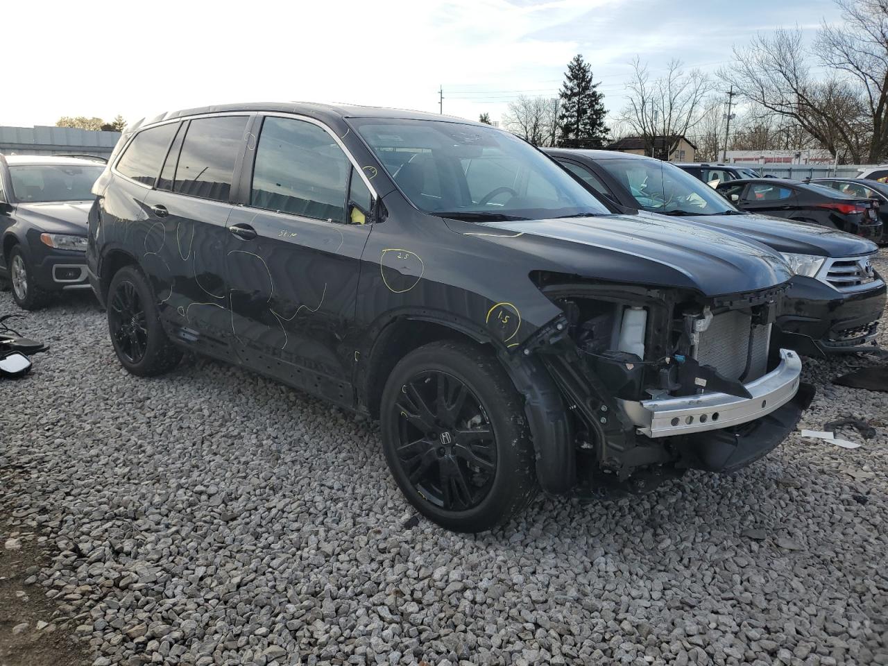 2022 HONDA PILOT SE VIN:5FNYF6H23NB046909