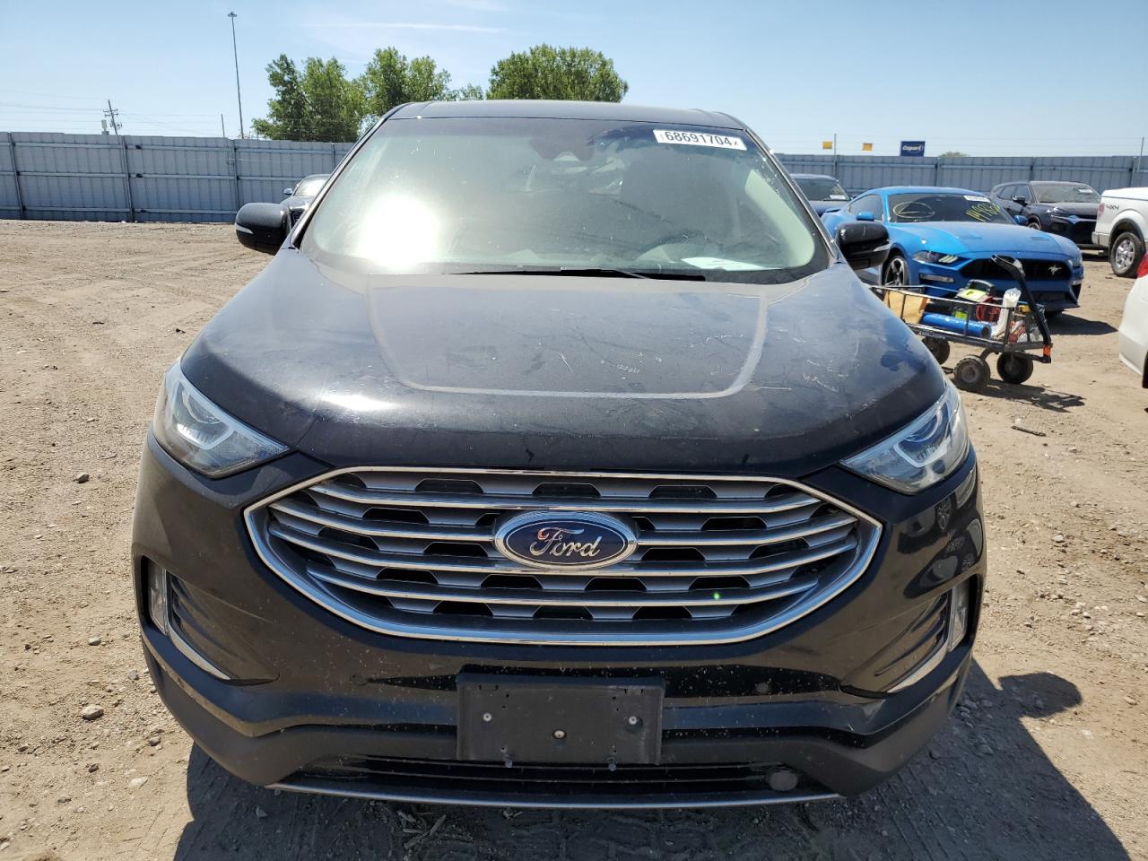 2022 FORD EDGE TITANIUM VIN:2FMPK4K93NBA38030