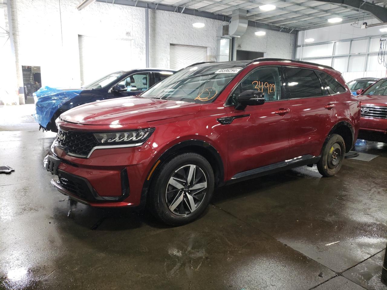 2022 KIA SORENTO S VIN:5XYRL4LC0NG084916