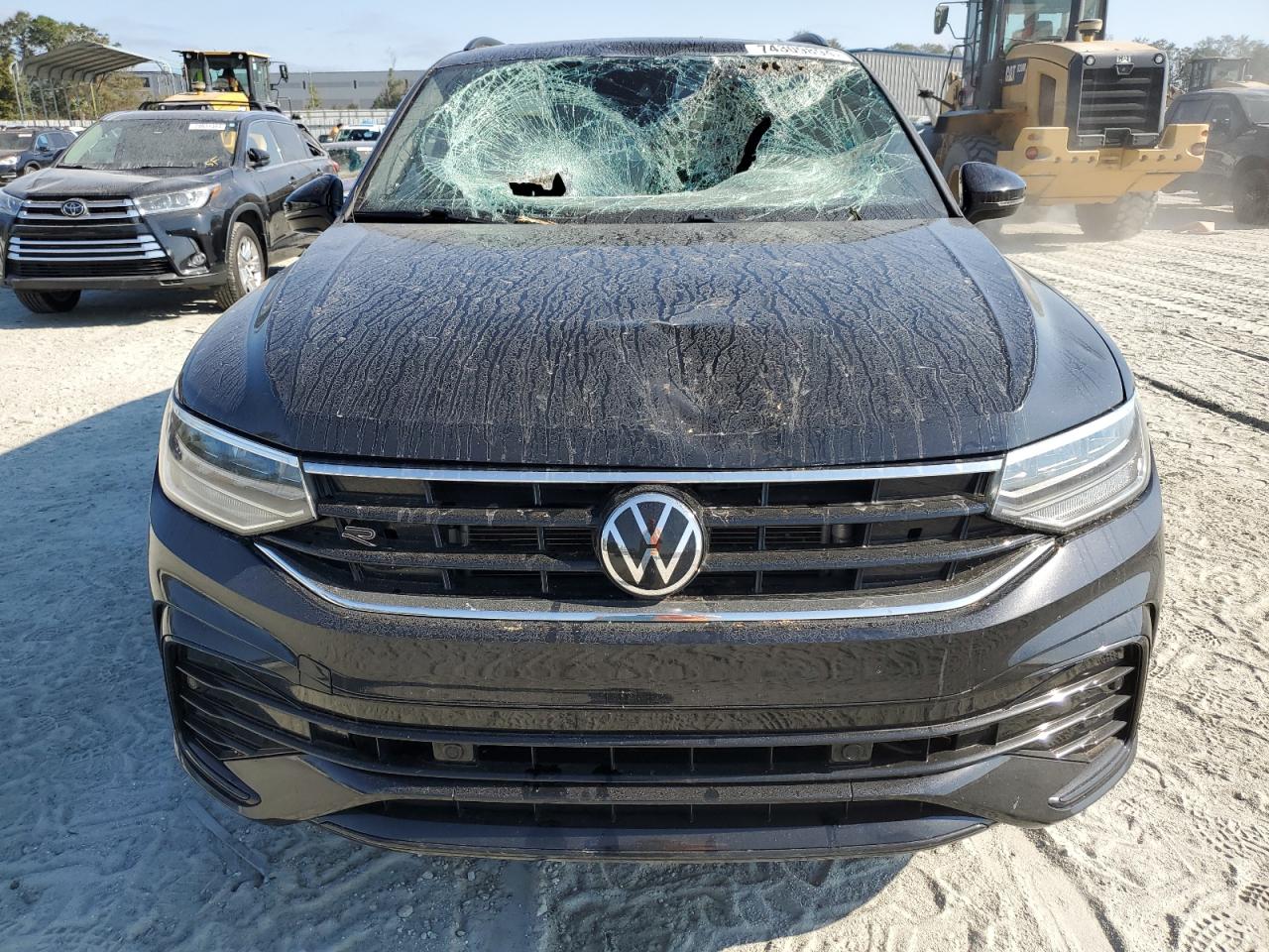 2022 VOLKSWAGEN TIGUAN SE R-LINE BLACK VIN:3VVCB7AX7NM047415