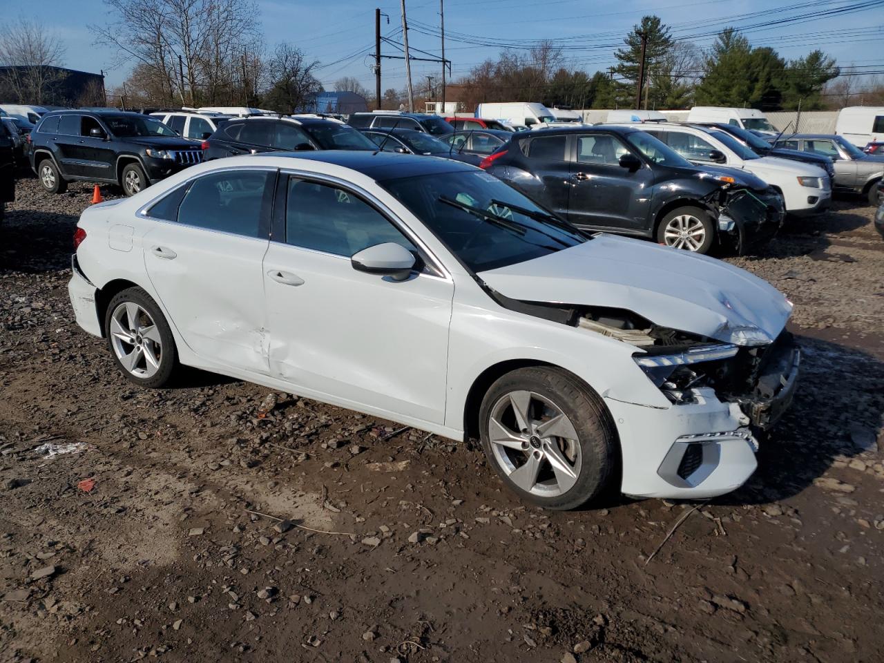 2023 AUDI A3 PREMIUM VIN:WAUAUDGY4PA071179