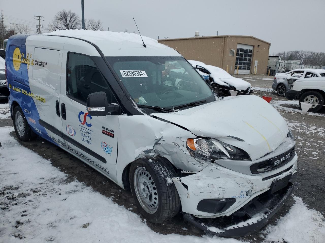 2022 RAM PROMASTER CITY TRADESMAN VIN:ZFBHRFAB1N6Y40033