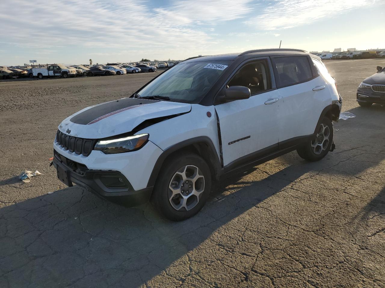 2022 JEEP COMPASS TRAILHAWK VIN:3C4NJDDB1NT160274