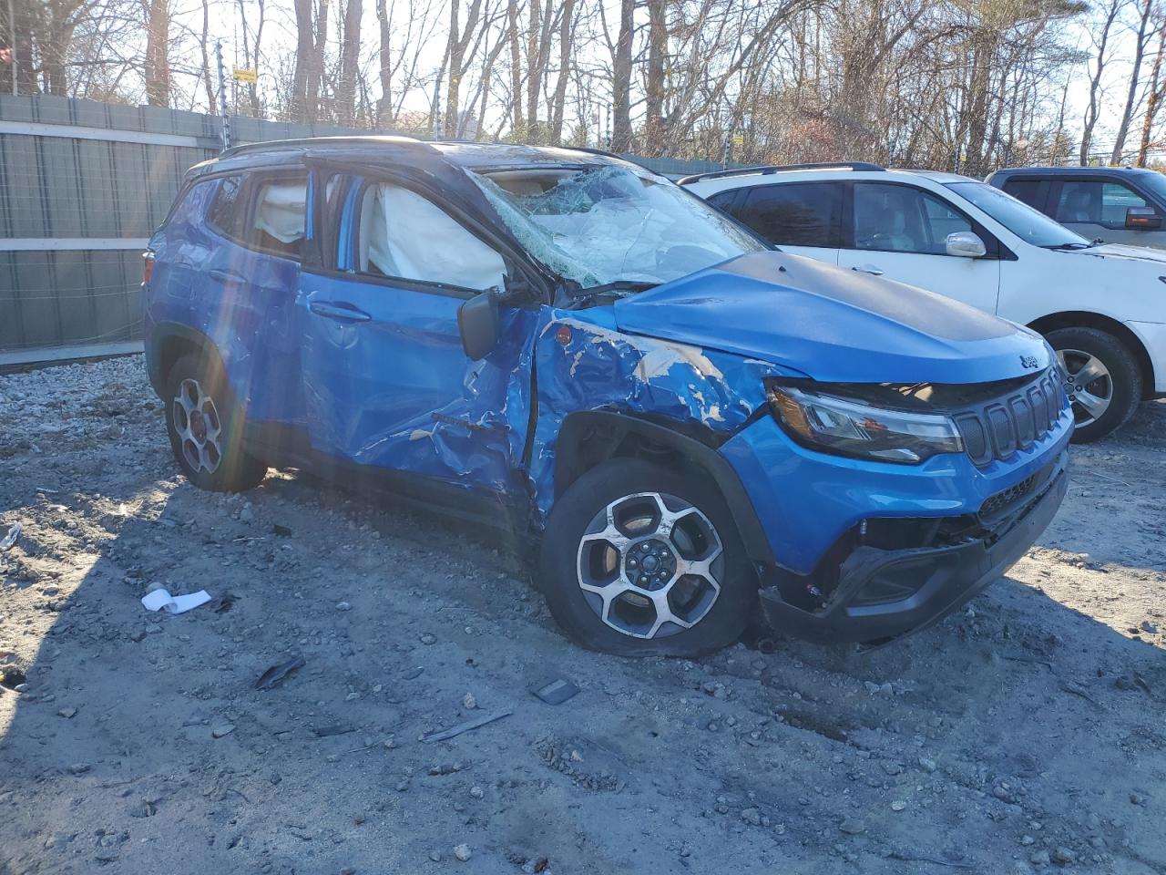 2022 JEEP COMPASS TRAILHAWK VIN:3C4NJDDB7NT126310
