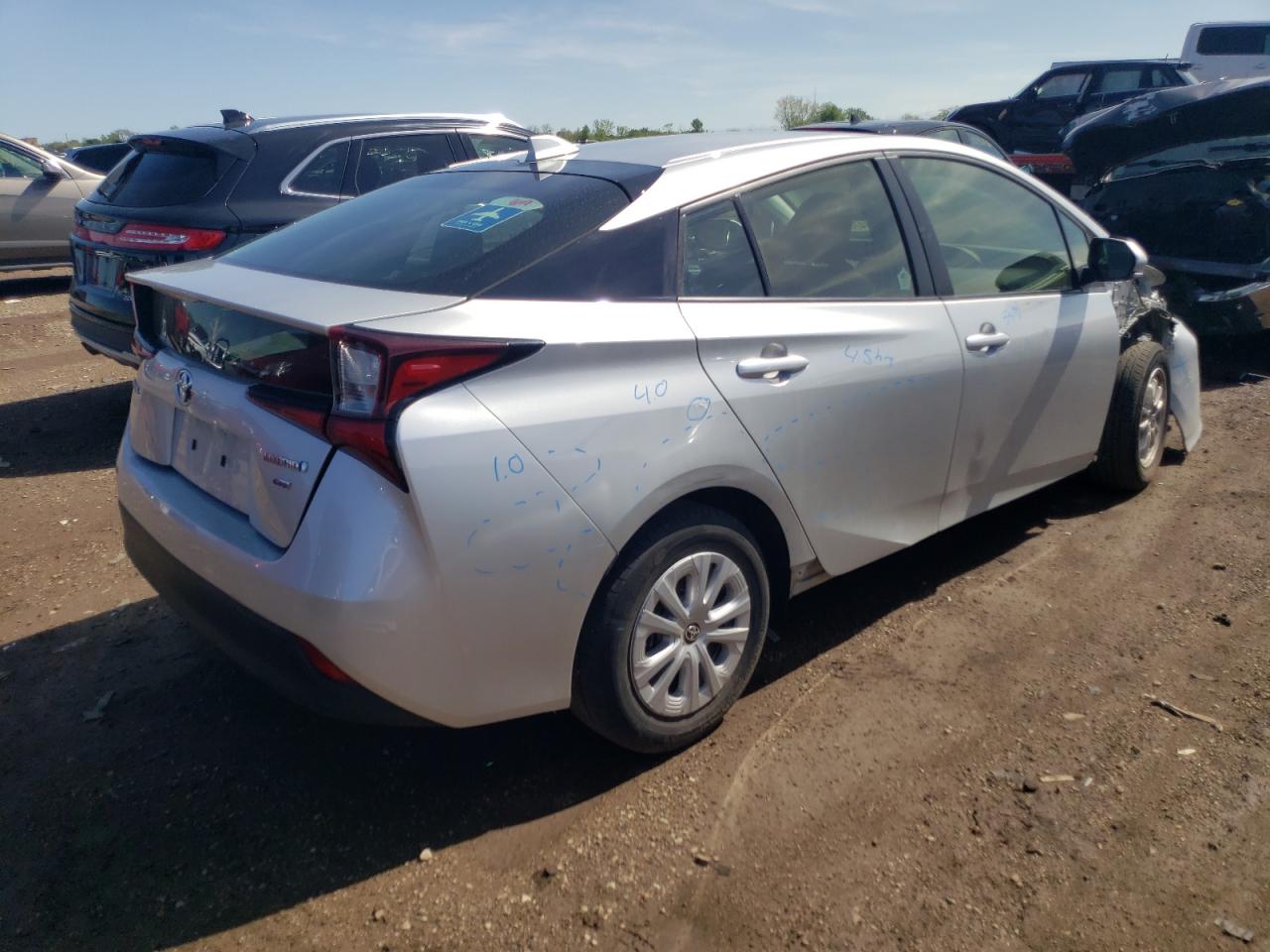 2022 TOYOTA PRIUS NIGHT SHADE VIN:JTDKAMFU0N3168900