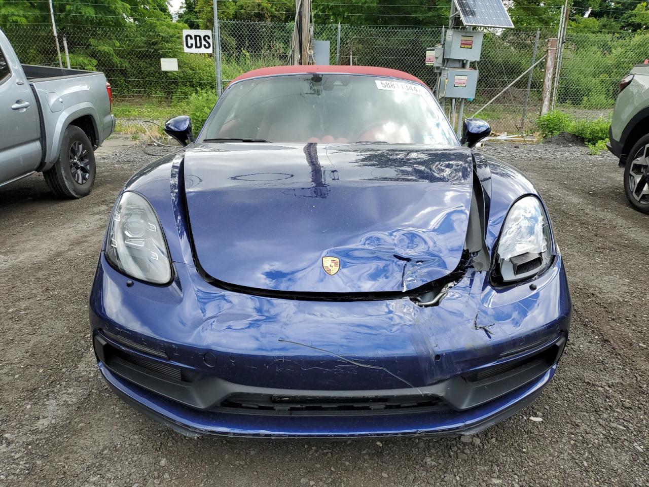 2022 PORSCHE BOXSTER GTS VIN:WP0CD2A89NS228236