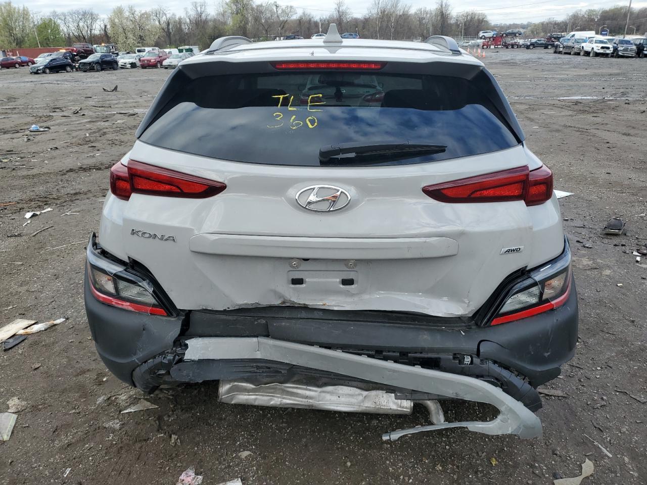 2023 HYUNDAI KONA SEL VIN:KM8K6CAB6PU983354