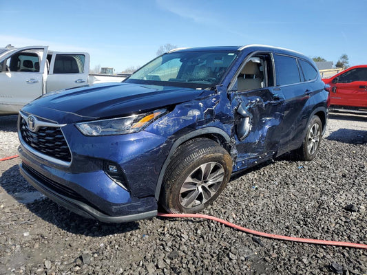 2022 TOYOTA HIGHLANDER XLE VIN:5TDGZRAH2NS129505