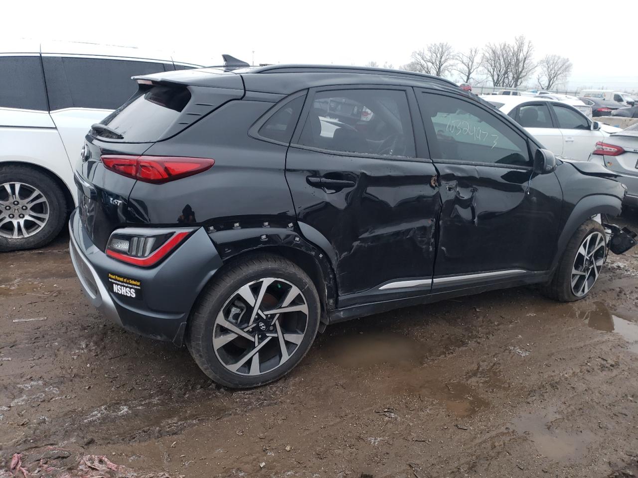 2022 HYUNDAI KONA LIMITED VIN:KM8SRDHF0EU047264