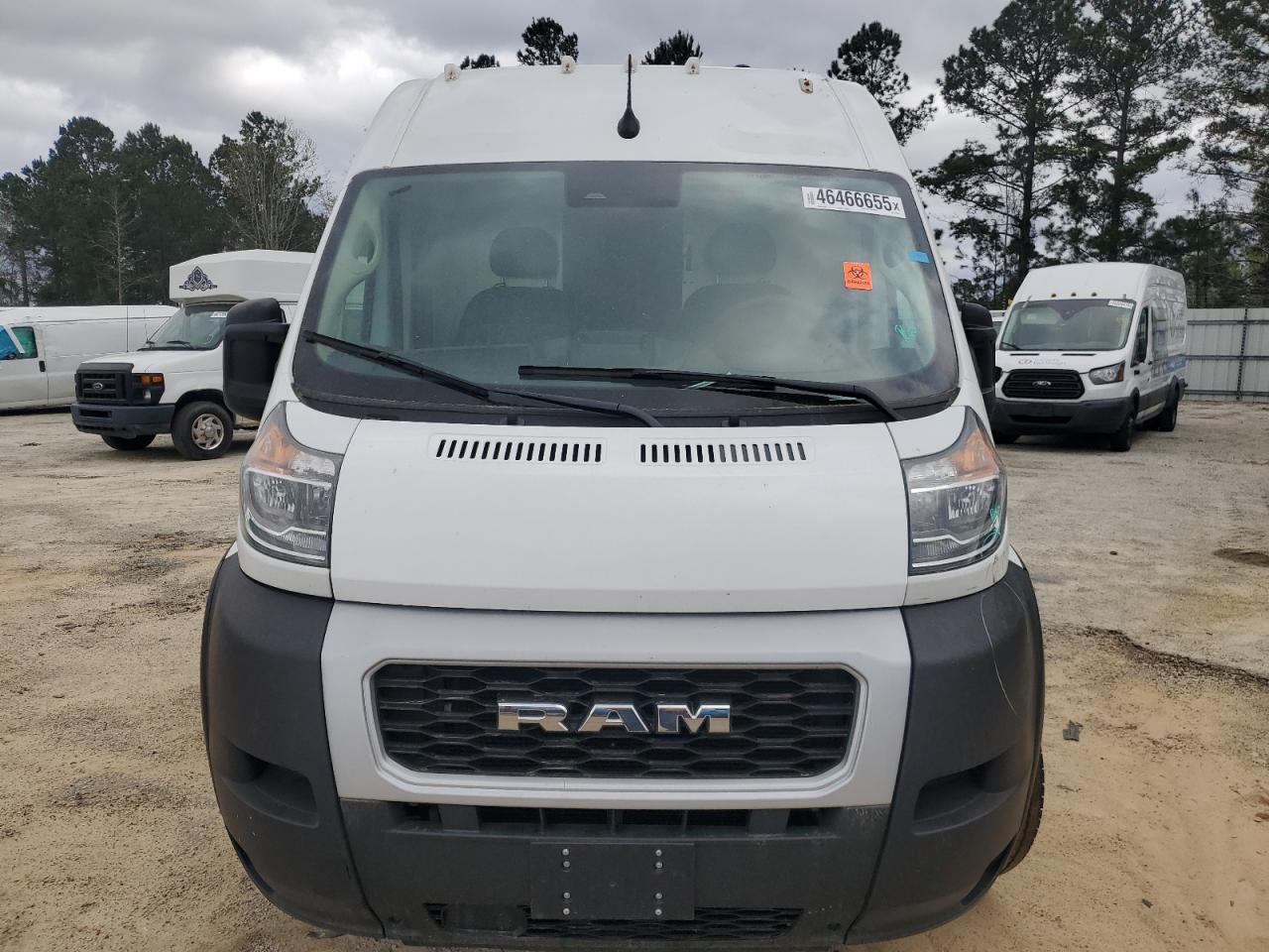2022 RAM PROMASTER 2500 2500 HIGH VIN:3C6LRVDG0NE134536