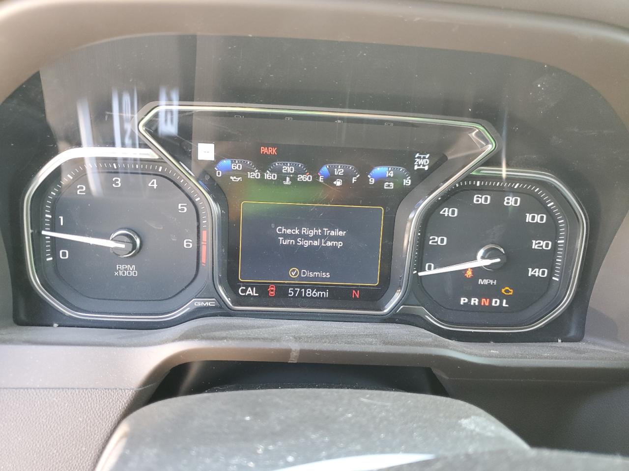 2022 GMC SIERRA LIMITED K1500 DENALI VIN:3GTU9FEL2NG185135