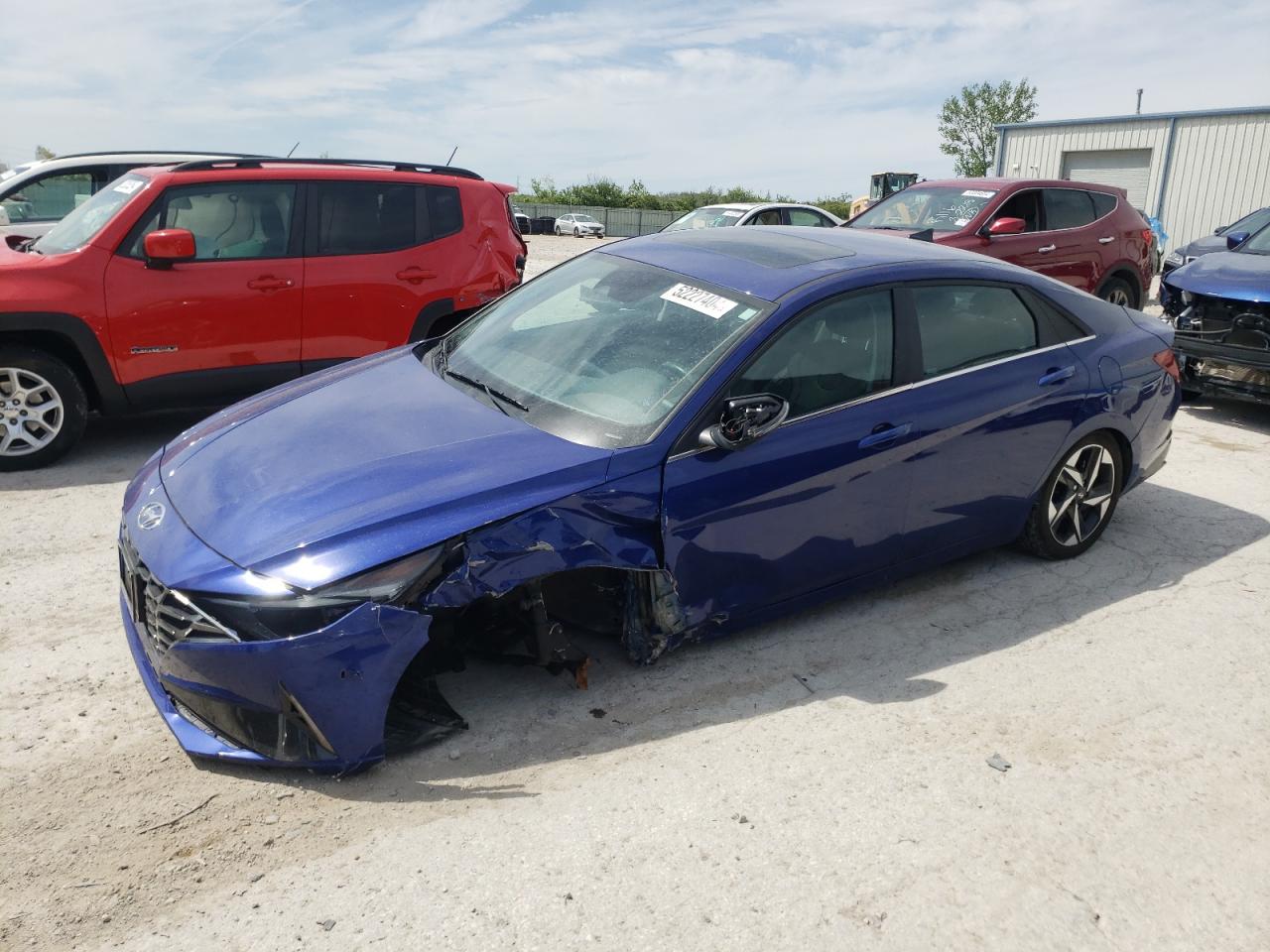 2023 HYUNDAI ELANTRA LIMITED VIN:5NPLP4AG6PH088819