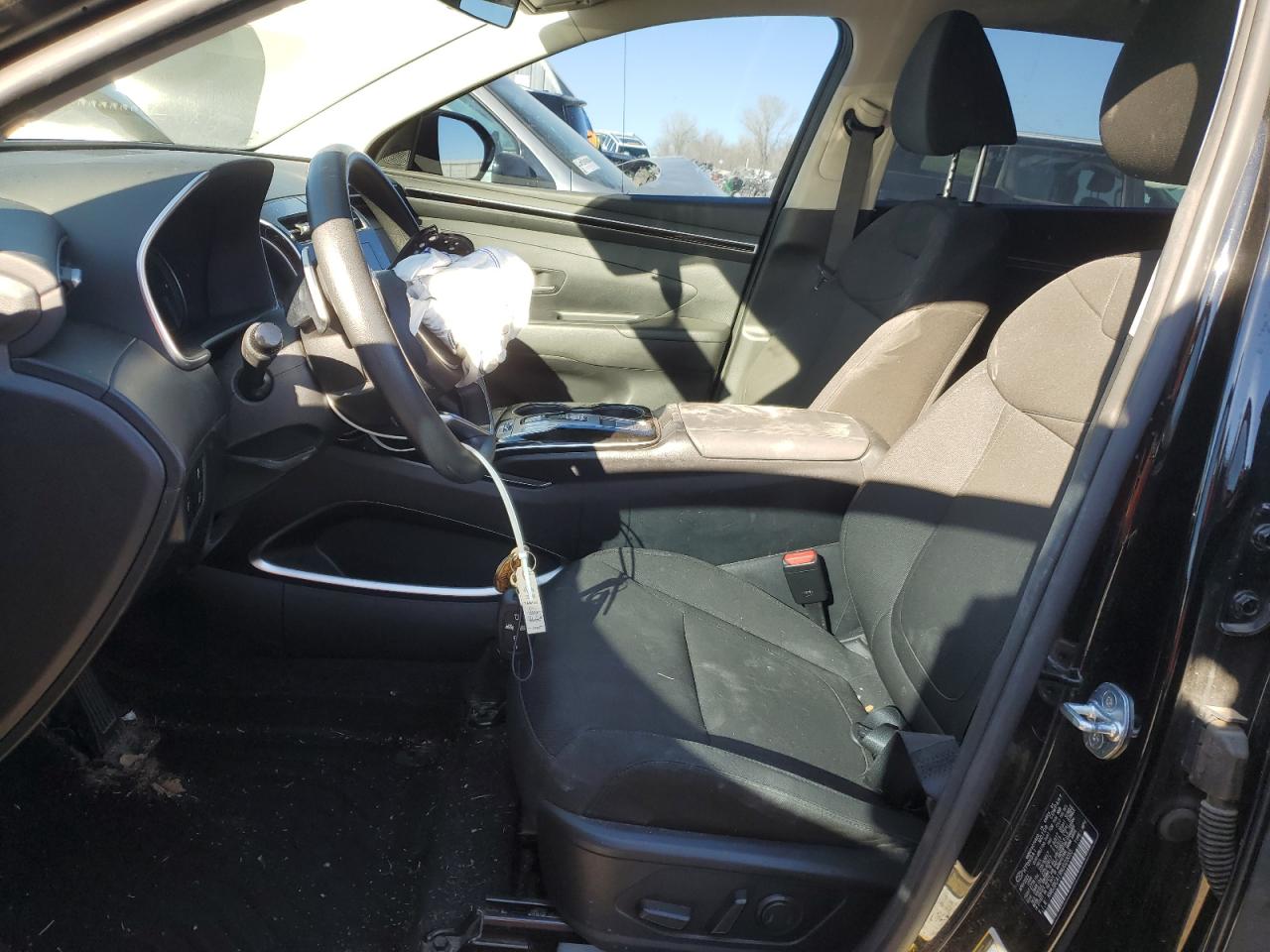 2022 HYUNDAI TUCSON BLUE VIN:KM8JBCA19NU020055