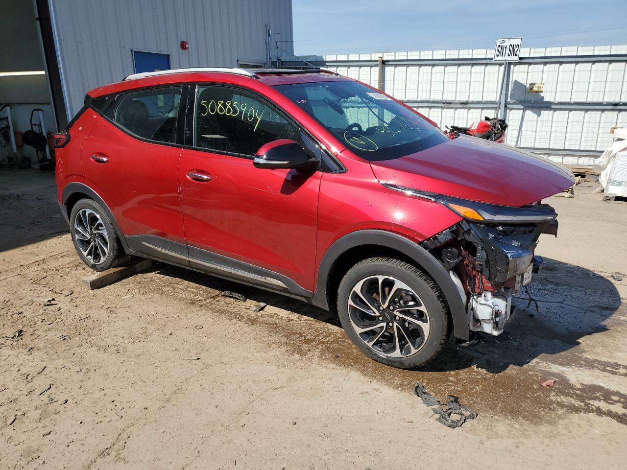 2022 CHEVROLET BOLT EUV PREMIER VIN:1G1FZ6S00N4122480