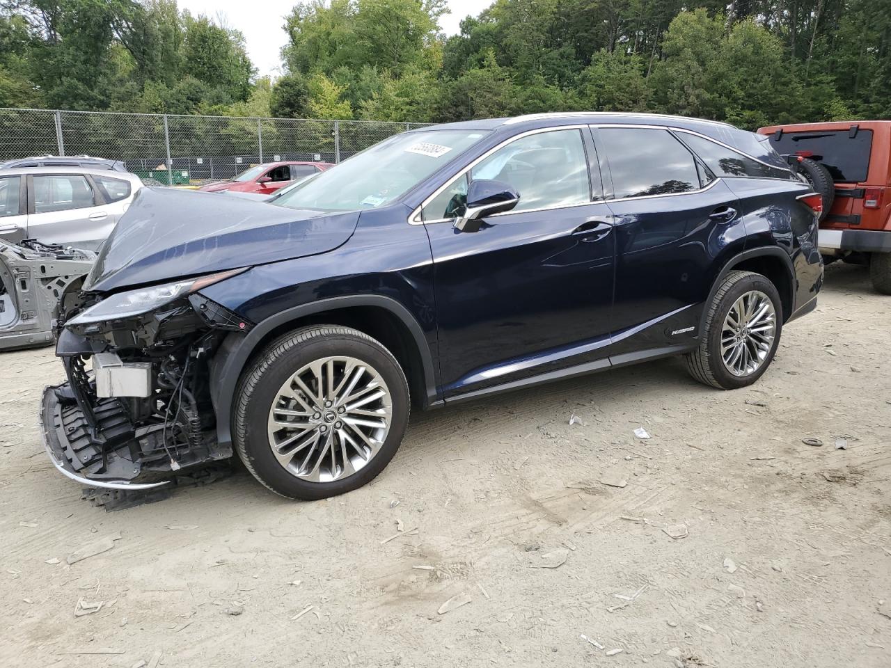2022 LEXUS RX 450H L LUXURY VIN:JTJJGKFA7N2029399