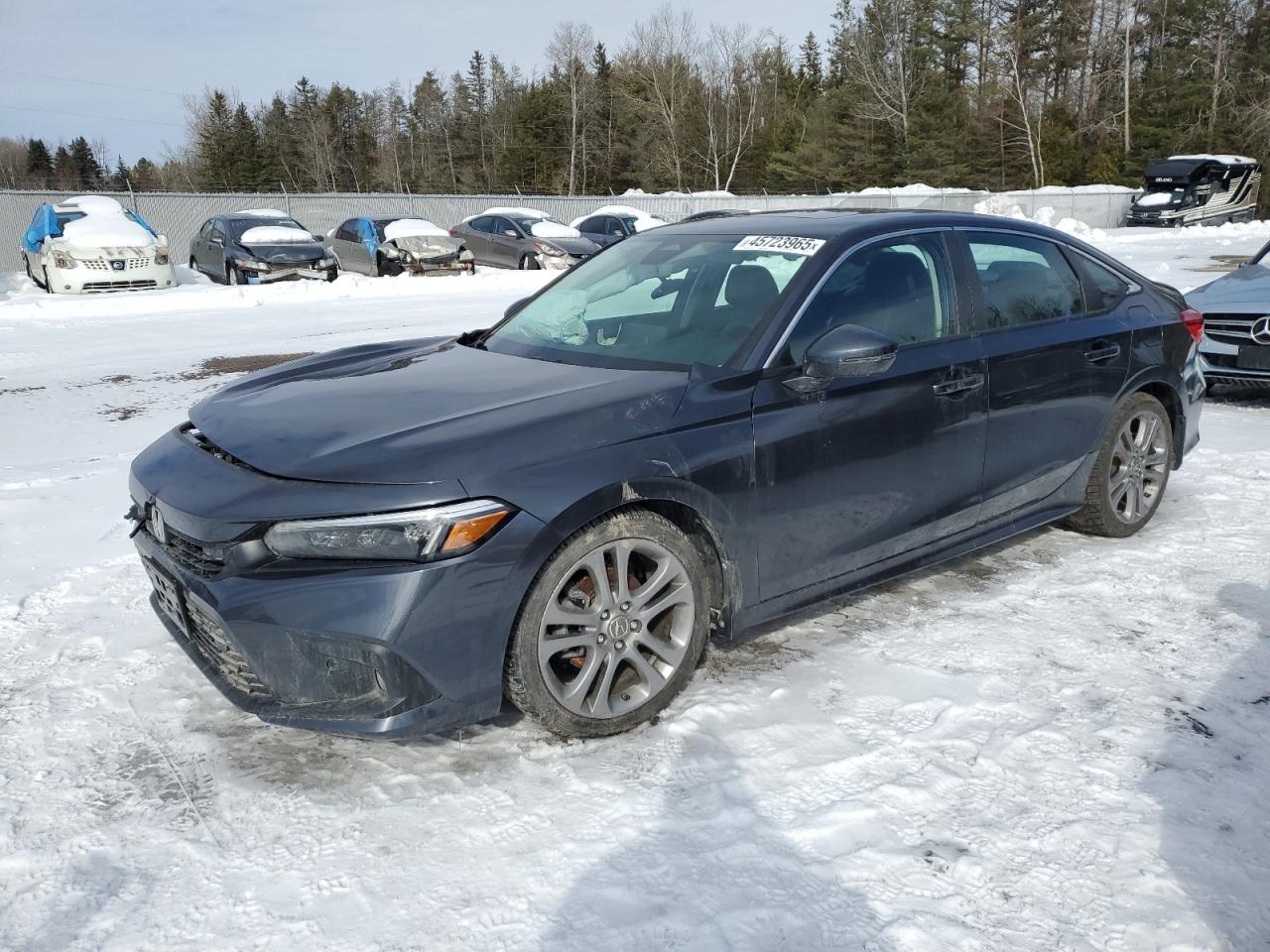 2022 HONDA CIVIC TOURING VIN:2HGFE1F90NH002701