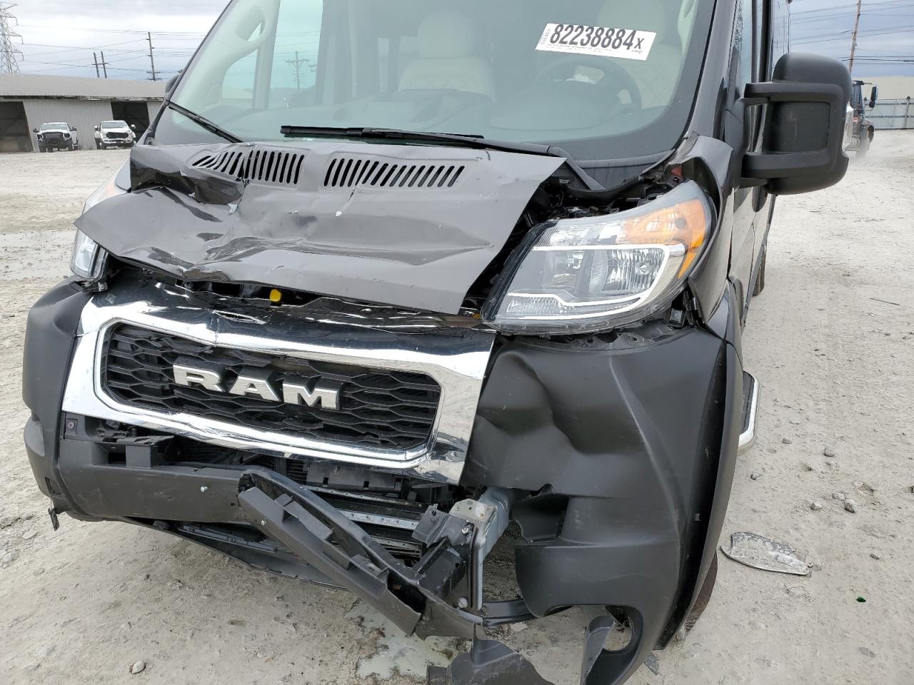 2022 RAM PROMASTER 3500 3500 HIGH VIN:3C6MRVUG8NE127225