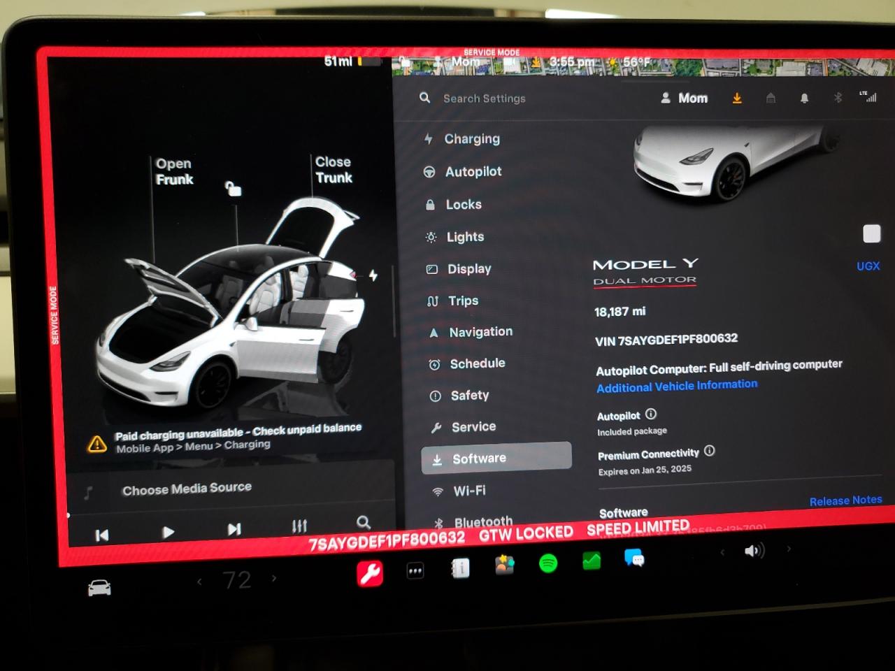 2023 TESLA MODEL Y  VIN:7SAYGDEF1PF800632