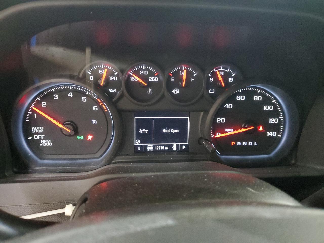 2022 CHEVROLET SILVERADO K1500 CUSTOM VIN:1GCPDBEK0NZ607527