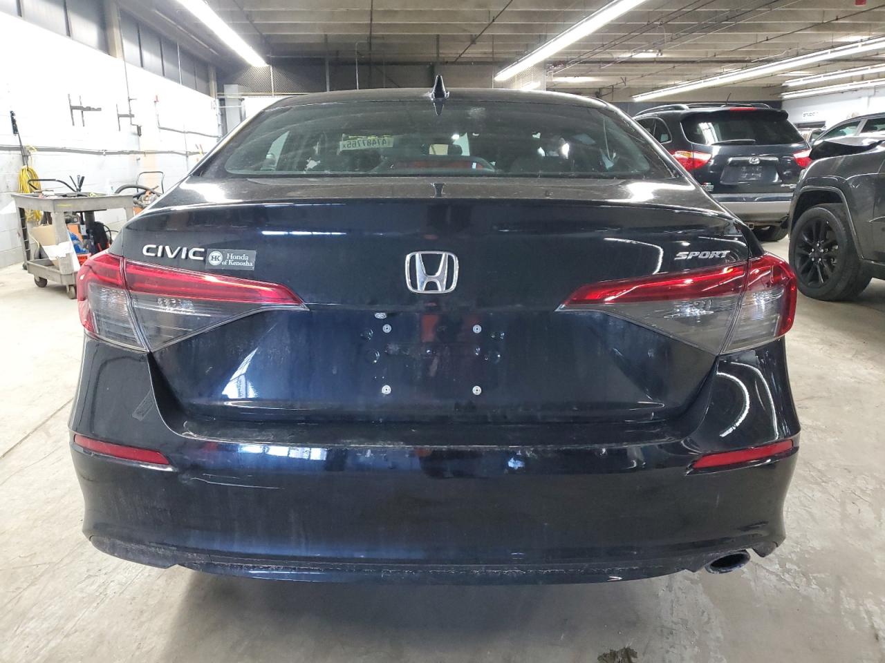 2022 HONDA CIVIC SPORT VIN:2HGFE2F58NH581651