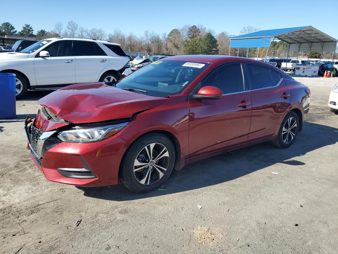 2022 NISSAN SENTRA SV VIN:3N1AB8CV2NY298233