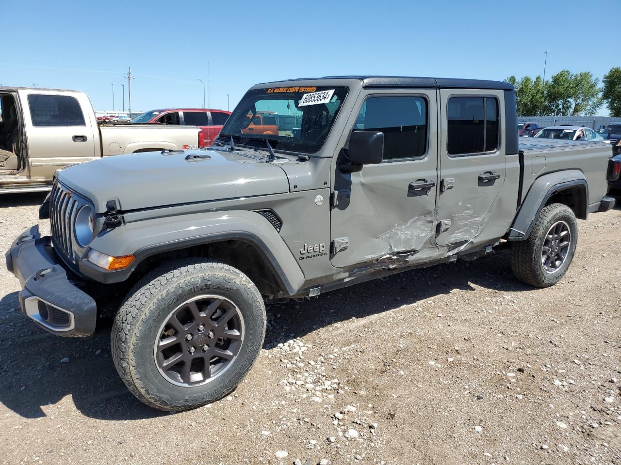 2022 JEEP GLADIATOR OVERLAND VIN:1C6HJTFG2NL143907