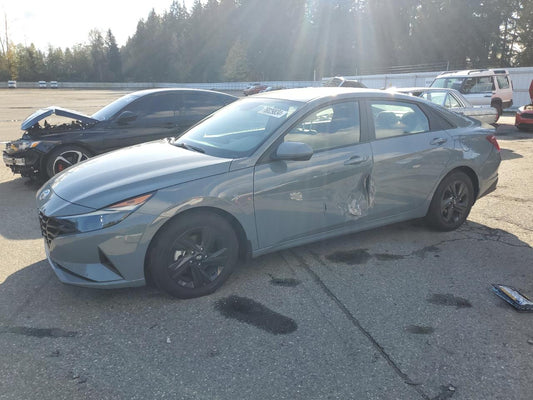 2022 HYUNDAI ELANTRA BLUE VIN:KMHLM4AJ4NU031652