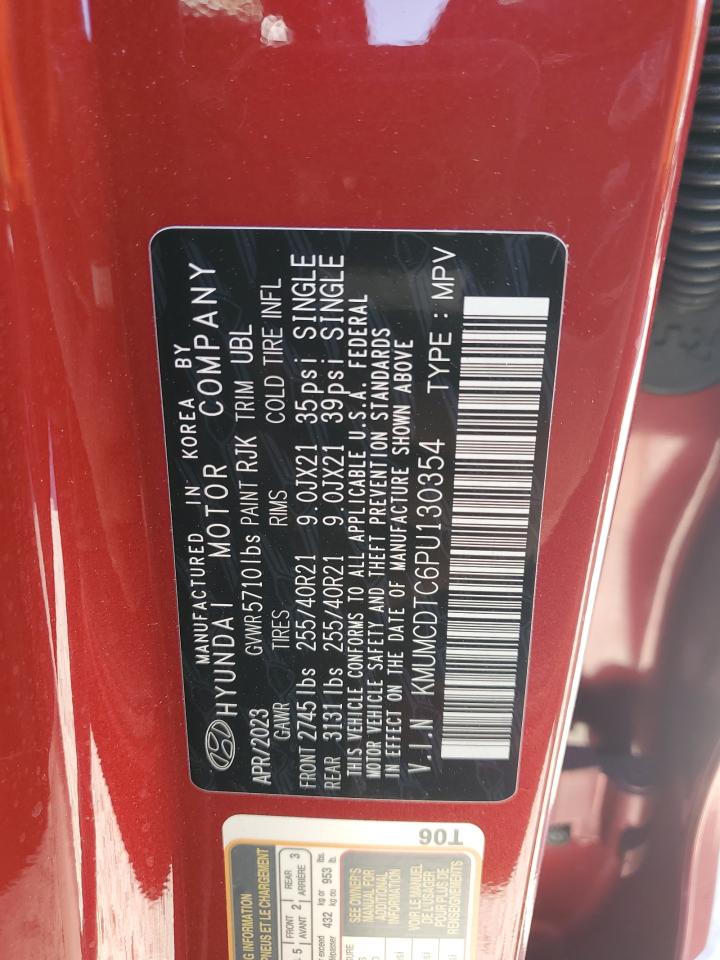 2023 GENESIS GV70 BASE VIN:KMUMCDTC6PU130354