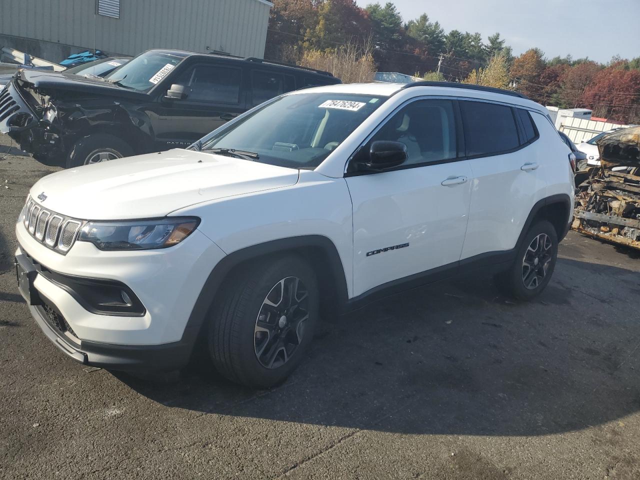 2022 JEEP COMPASS LATITUDE VIN:3C4NJDBB2NT124208
